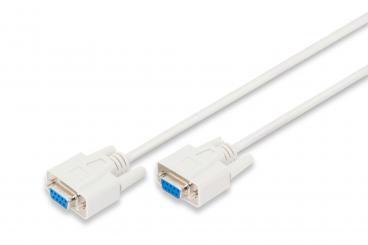 Datatransfer connection cable, D-Sub9/F - D-Sub9/F 