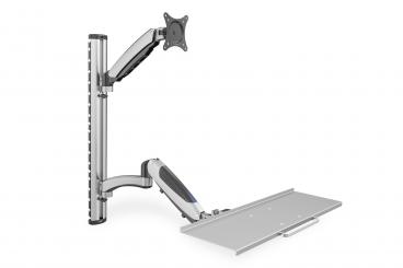 Workstation (monitor, keyboard, mouse) Wall Mount 
