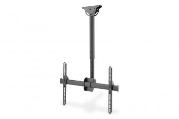 Universal TV ceiling mount with telescopic height adjustment 