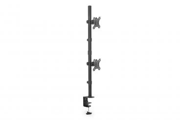 Dual vertical monitor mount, 2x 32", 2x 8 kg 