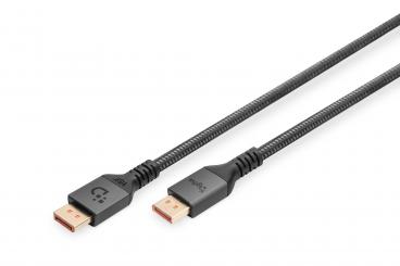 16K DisplayPort Connection Cable, Version 2.1, 1m, 80G, black 