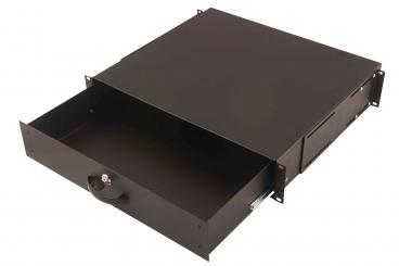 Lockable drawer for 482.6 mm (19") network and server cabinets, 2U 