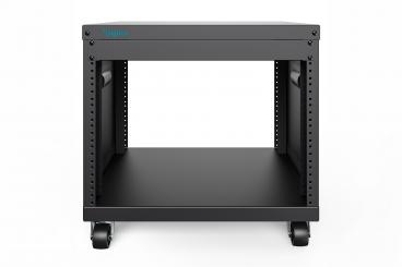 Universal 19-Inch Equipment Rack with Castors, 8U 