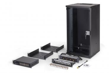 SOHO Pro network set, 254 mm (10") - 12U, 315 x 300 mm (W x D) 