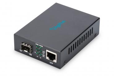 Gigabit Media Converter, RJ45 / SFP 