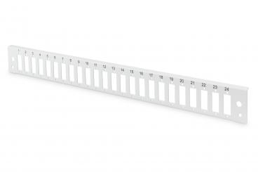 Fiber Optic Splice Box Front Panel, quick lock, 24x SC DX, 1U 