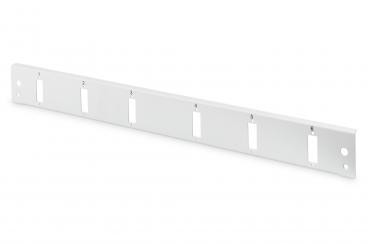 Fiber Optic Splice Box Front Panel, quick lock, 6x SC DX, 1U 