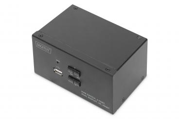 KVM Switch, 2 Port, Dual Display, 4K, HDMI® 