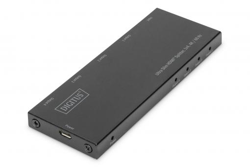 Ultra Slim HDMI splitter, 1x4, 4K / 60 Hz 