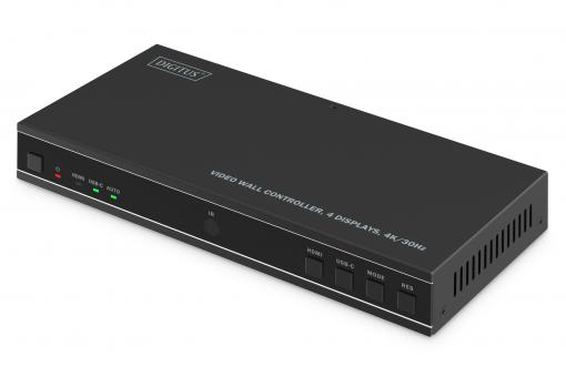 Video Wall Controller, 4 Displays, 4K/30Hz 